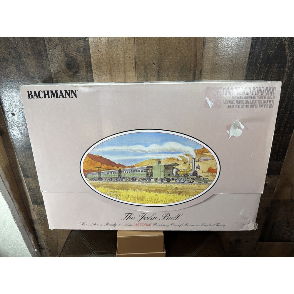 Bachmann HO Gauge The John Bull Steam Passenger Electric Train Set Vtg HO Scale